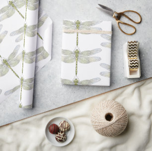 Elegante Dragonfly tekening Cadeaupapier
