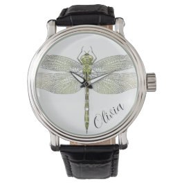 Elegante Dragonfly tekening Horloge