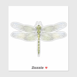 Elegante Dragonfly tekening Sticker