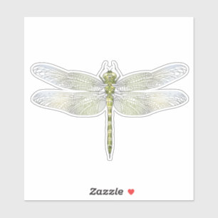 Elegante Dragonfly tekening Sticker