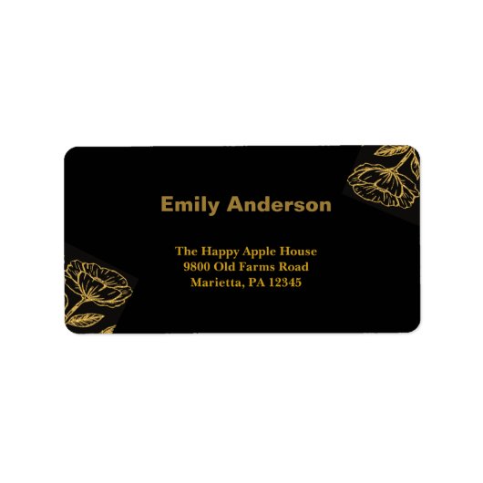 Elegante dubbele verjaardag Soiree Etiket (Voorkant)