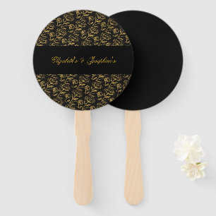 Elegante dubbele verjaardag Soiree Handwaaier
