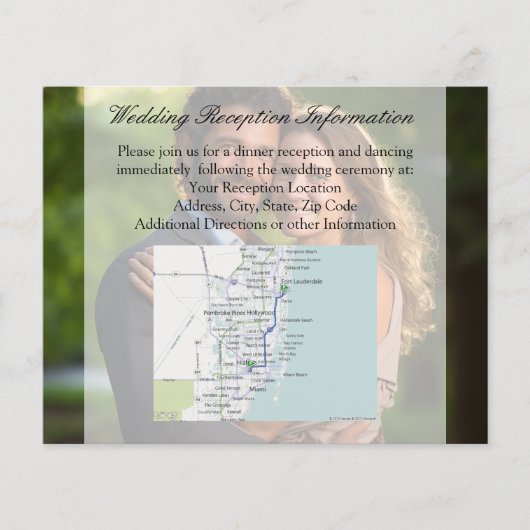 Elegante dunne overlay foto bruiloft flyer (Voorkant)