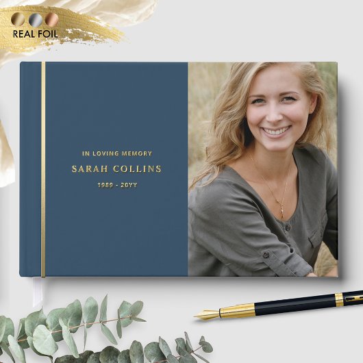 Elegante echte Folie, in liefdevolle herinnering B Gastenboek