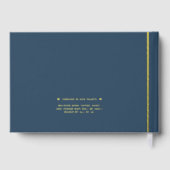 Elegante echte Folie, in liefdevolle herinnering B Gastenboek (Achterkant)