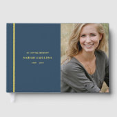 Elegante echte Folie, in liefdevolle herinnering B Gastenboek (Voorkant)