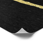 Élégante école de droit Graduation Affiche de bien (Coin)