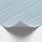 Elegante eend ei blauw en wit decoupage cadeaupapier (Hoek)