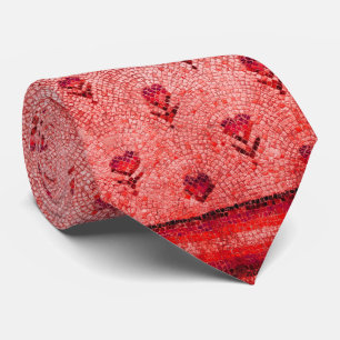 ELEGANTE EENVOUDIGE BYZANTIJNSE MOZAÏEK BLOEMEN Ro Stropdas