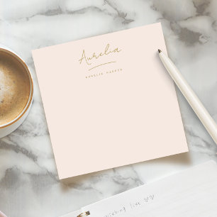 Elegante Eenvoudige Gepersonaliseerde Stationery B Notitiekaartje