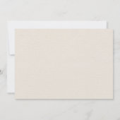 Elegante eenvoudige gouden kalligrafie klassieke b save the date (Achterkant)