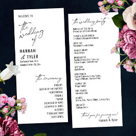 Elegante, eenvoudige, hedendaagse typografie programma