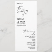 Elegante, eenvoudige, hedendaagse typografie programma (Voorkant)