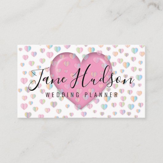 Elegante eenvoudige minimalistische bewerkbare vis visitekaartje (Voorkant)