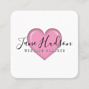 Elegante Eenvoudige Minimalistische Bewerkbare Zak Vierkante Visitekaartje