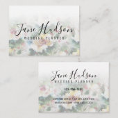 Elegante Eenvoudige Minimalistische Bewerkbare Zak Visitekaartje (Voorkant / Achterkant)