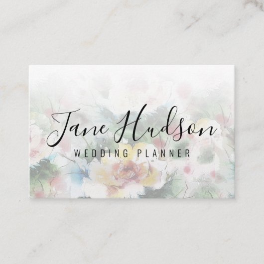 Elegante Eenvoudige Minimalistische Bewerkbare Zak Visitekaartje (Voorkant)