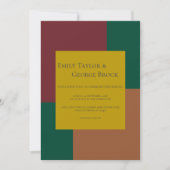 Elegante Eenvoudige Minimalistische Kleurrijke Mod Kaart (Voorkant)