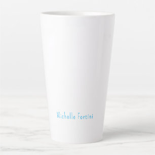 Elegante Eenvoudige Minimalistische Latte Mok