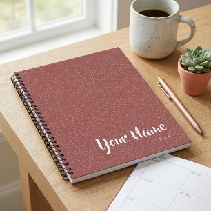 Elegante eenvoudige minimalistische trendy boho ch notitieboek