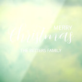 Elegante eenvoudige schone kerst raamsticker (Vel 3)