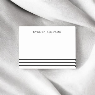 Elegante eenvoudige strepen post-it® notes