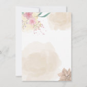 Elegante eenvoudige uitnodiging (Achterkant)