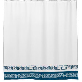 Elegante Eeuwige Levenscyclus Mongoolse Patroon Douchegordijn