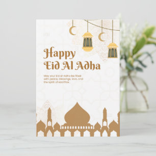 Elegante Eid Al-Adha Groetposter Kaart