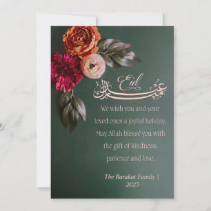 Elegante Eid al-Adha kaart met Arabische kalligraf