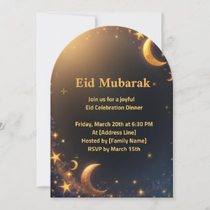 Elegante Eid-viering uitnodiging