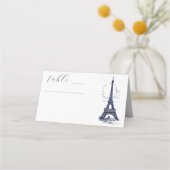 Elegante Eiffeltoren illustratie Franse bruiloft (Voorkant)