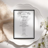 Elegante en chique couple shower Bruidscadeau Menu