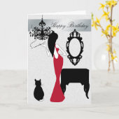 Elegante en chique Kaart (Gele Bloem)