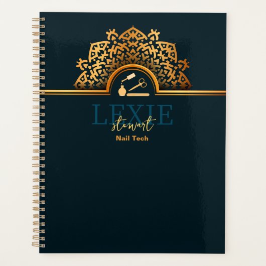 Elegante en Classy Nail Tech Planner (Voorkant)