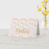 Elegante en Delicate Moederdagkaart met Bloemen Kaart (Gele Bloem)