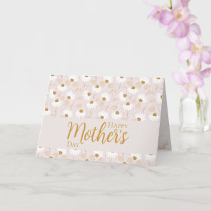 Elegante en Delicate Moederdagkaart met Bloemen Kaart