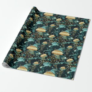 Elegante en Etherische Kwallen Cadeaupapier