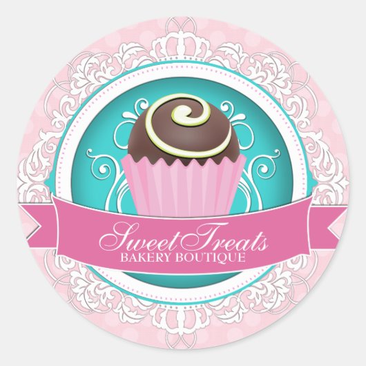 Elegante en Leuke Bakery Box Stickers (Voorkant)