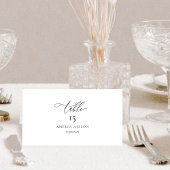 Elegante en moderne gevouwen tafel Place Card