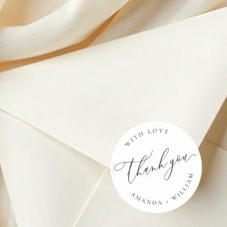 Elegante en moderne ronde Sticker