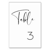 Elegante en moderne zwart-wit bruiloft kaart (Achterkant)