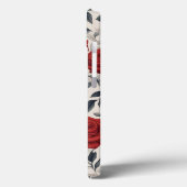 Elegante en mooie rode roos bloemmotief kunst Case-Mate iPhone case (Achterkant / Links)