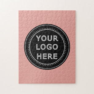 Elegante en slanke zwarte QR-code Legpuzzel