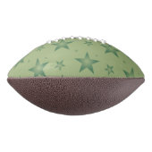 Elegante en stijlvolle olijfsterren op Sage Green American Football (Gedraaid 90)