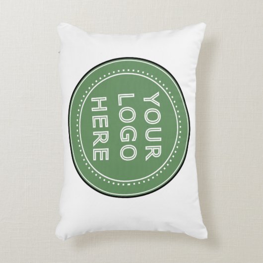 Elegante en strakke zwarte QR-code Accent Kussen (Voorkant(Verticaal))