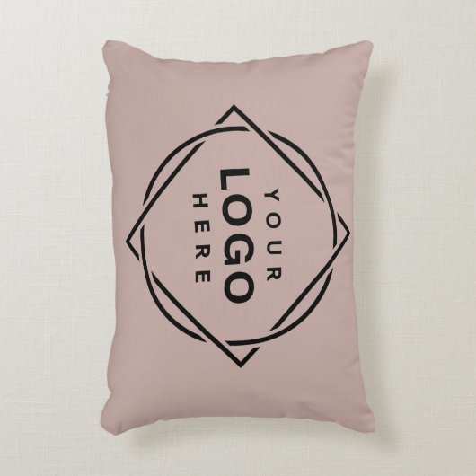 Elegante en strakke zwarte QR-code Accent Kussen (Voorkant(Verticaal))