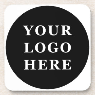 Elegante en strakke zwarte QR-code Bier Onderzetter