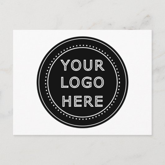 Elegante en strakke zwarte QR-code Feestdagenkaart (Voorkant)