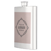 Elegante en strakke zwarte QR-code Flacon (Links)